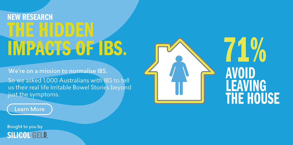 impacts of IBS infographic bought to you by SilicolGel from BioRevive
