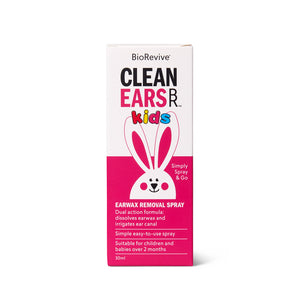 CleanEars for kids packaging BioRevive