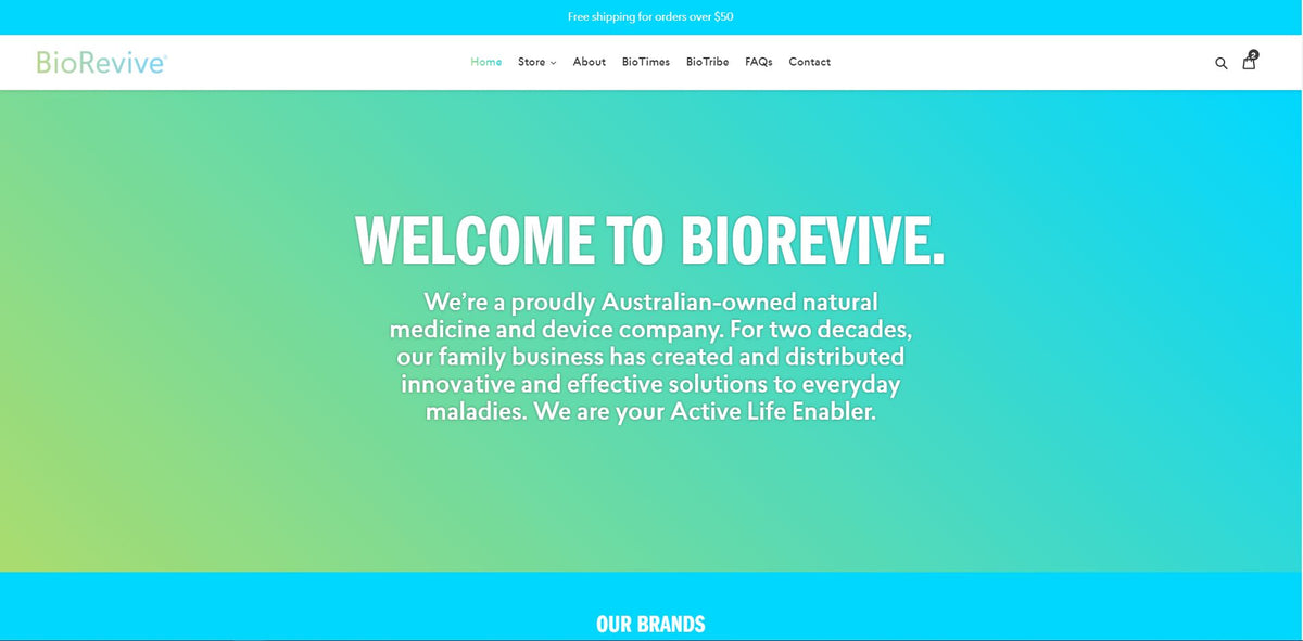 BioRevive.com 2.0 – One Stop Shop!