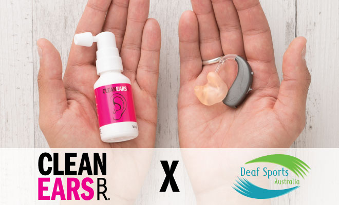 This March, buy Clean Ears online and 10% goes direct to Deaf Sports Australia!