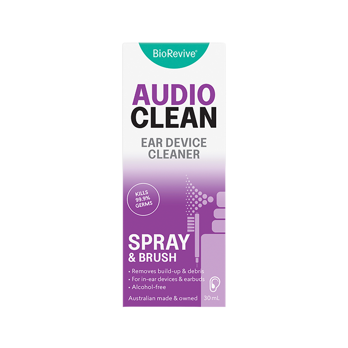 AudioClean - Ear Device Cleaner Spray & Brush
