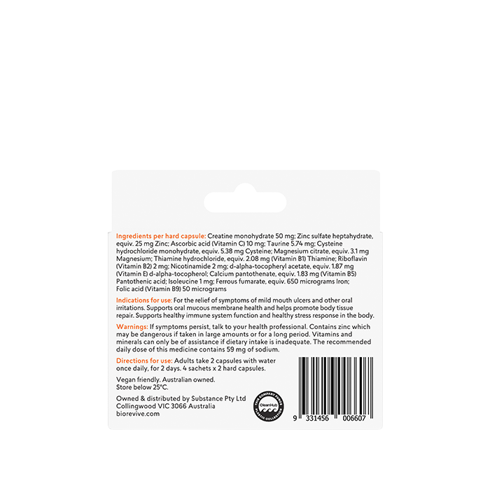 MouthUlcer – Mouth Ulcer Relief 8 Capsules