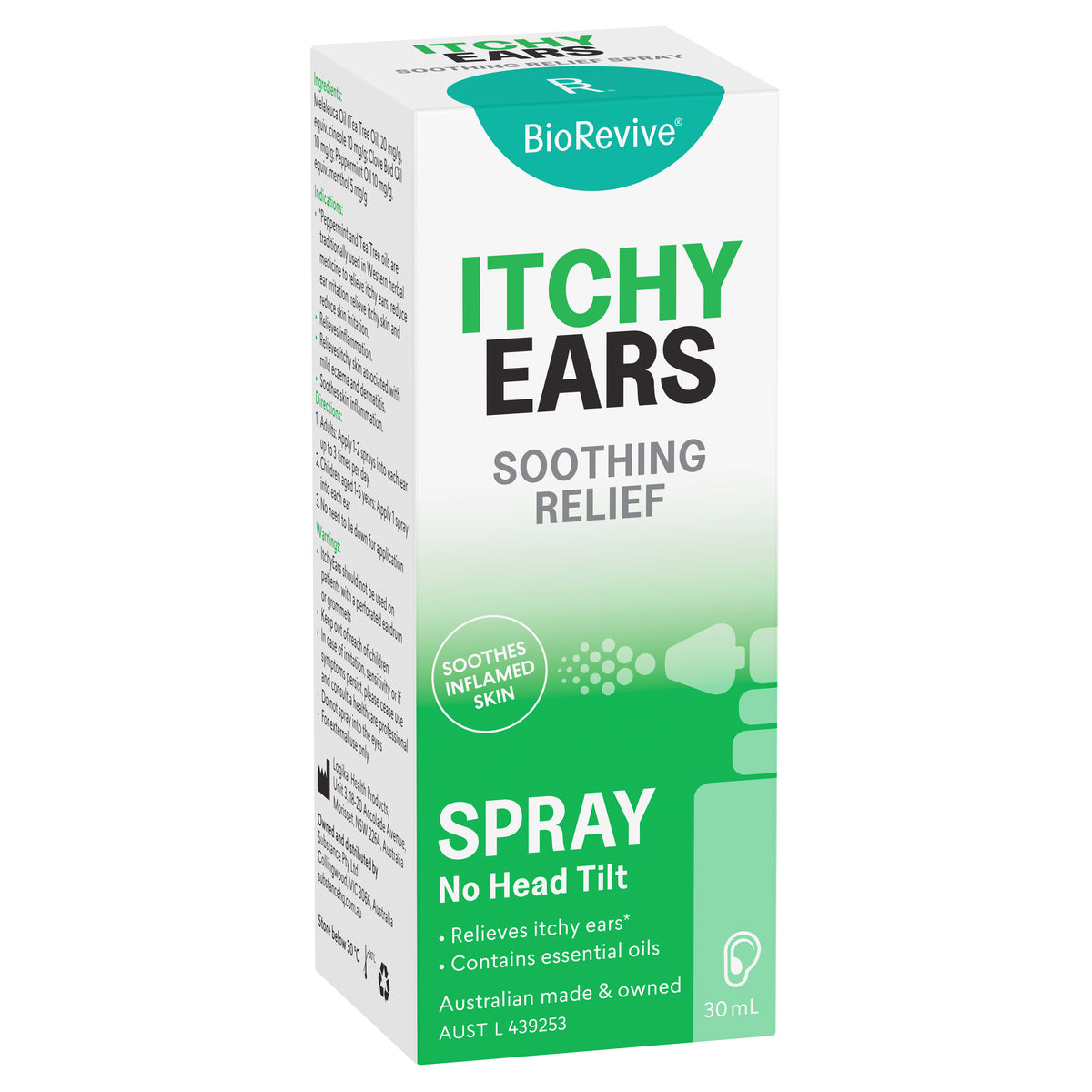 ItchyEars - Soothing Relief Spray 30ml