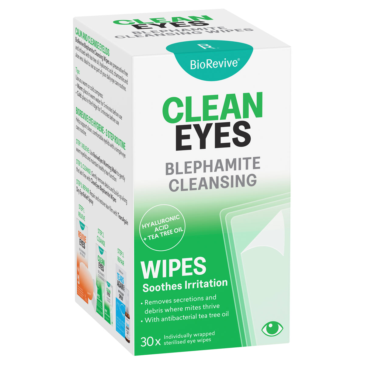 CleanEyes Blephamite Cleansing Wipes