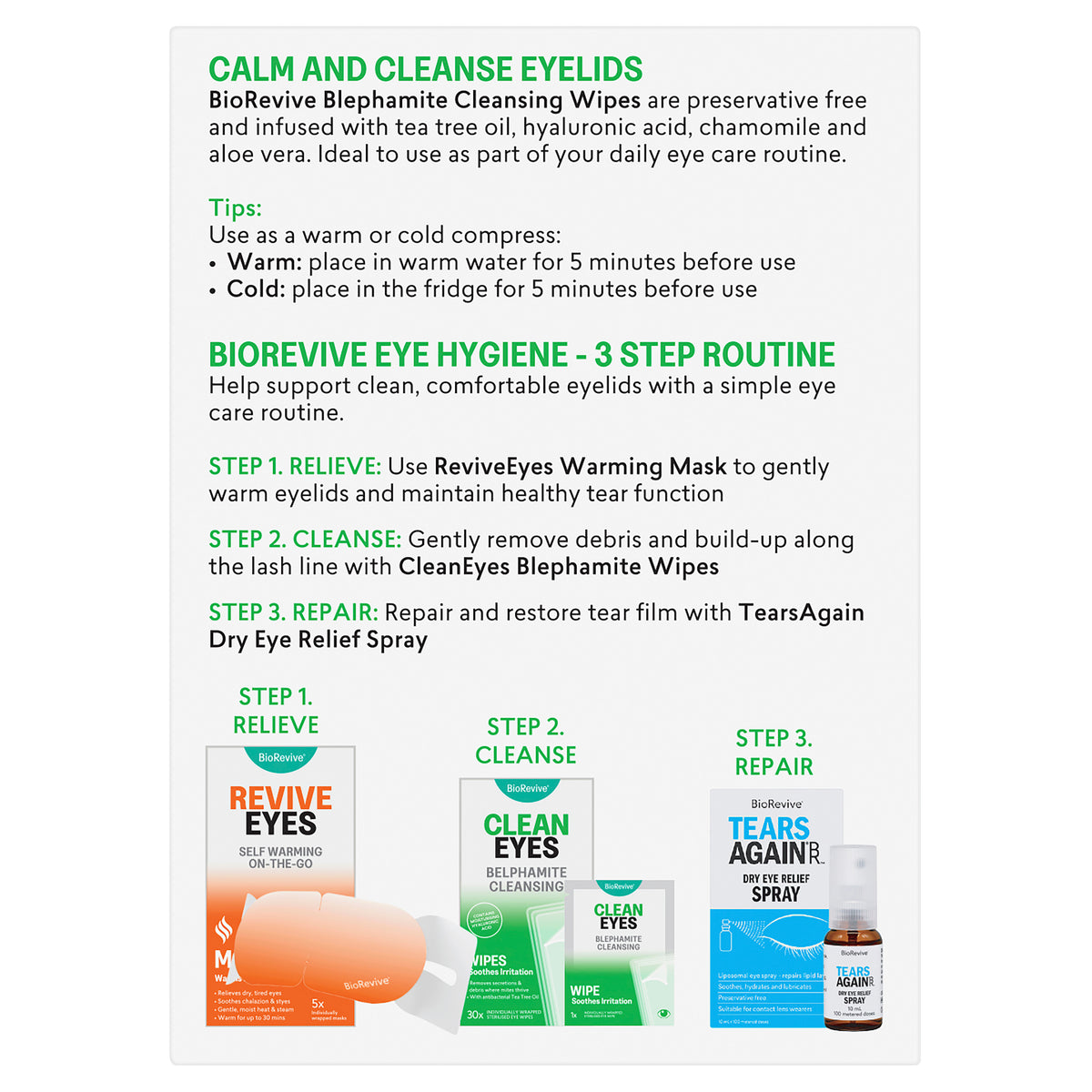 CleanEyes Blephamite Cleansing Wipes