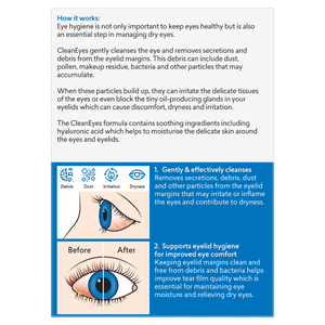 CleanEyes - Eyelid Cleansing Wipes