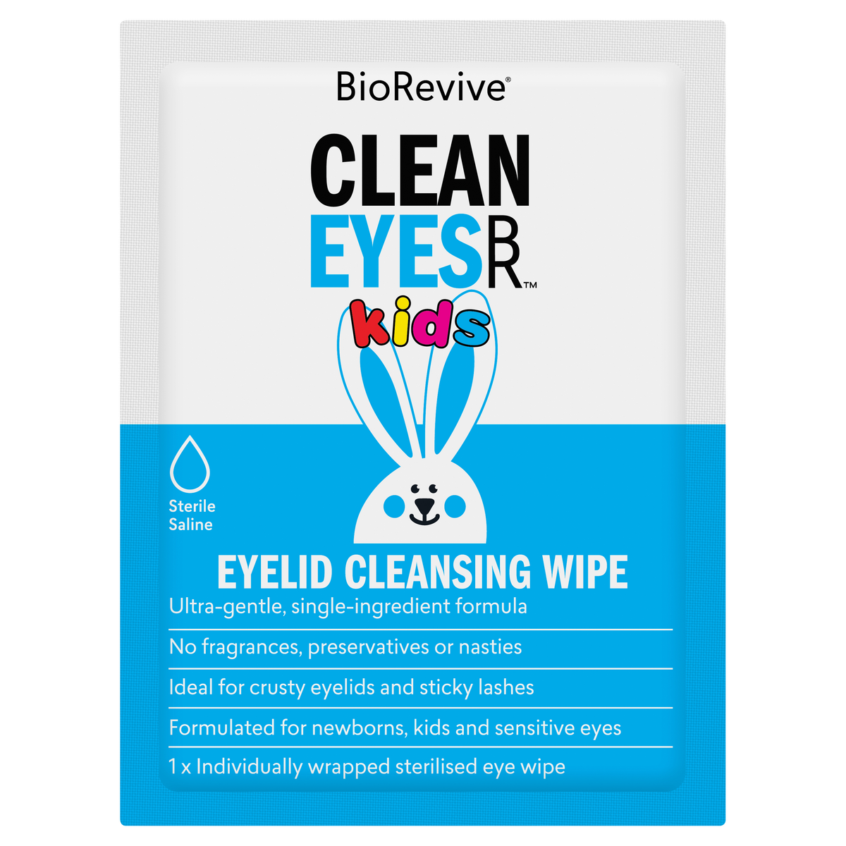 CleanEyes Kids Eyelid Cleansing Wipes