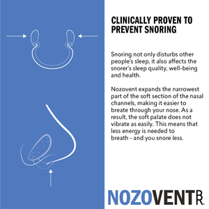 Nozovent Medium – Clinically proven anti-snoring device
